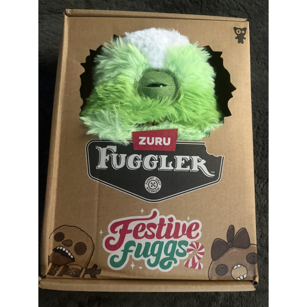 Zuru Fuggler Festive Fuggs Sasquinch Green Monster 9-Inch Holiday Plush New